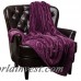 Chanasya Super Soft Warm Elegant Cozy and Decorative Velvet Fleece Throw Blanket CHYA1029